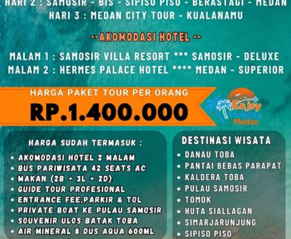 Paket Wisata Danau Toba Dari Jakarta