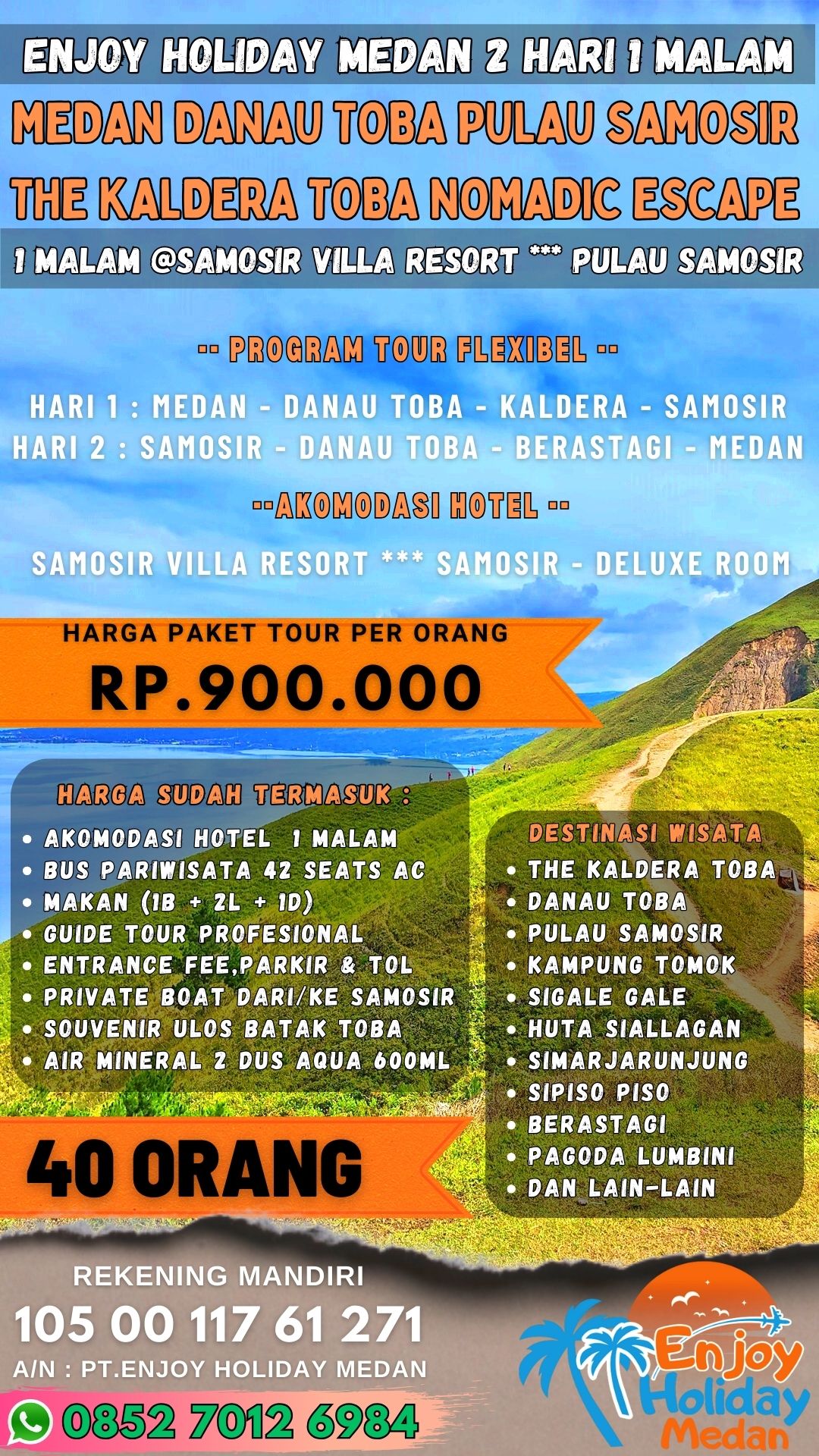 1 Malam Samosir Villa Resort