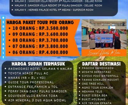 6D5N Silangit Lake Toba