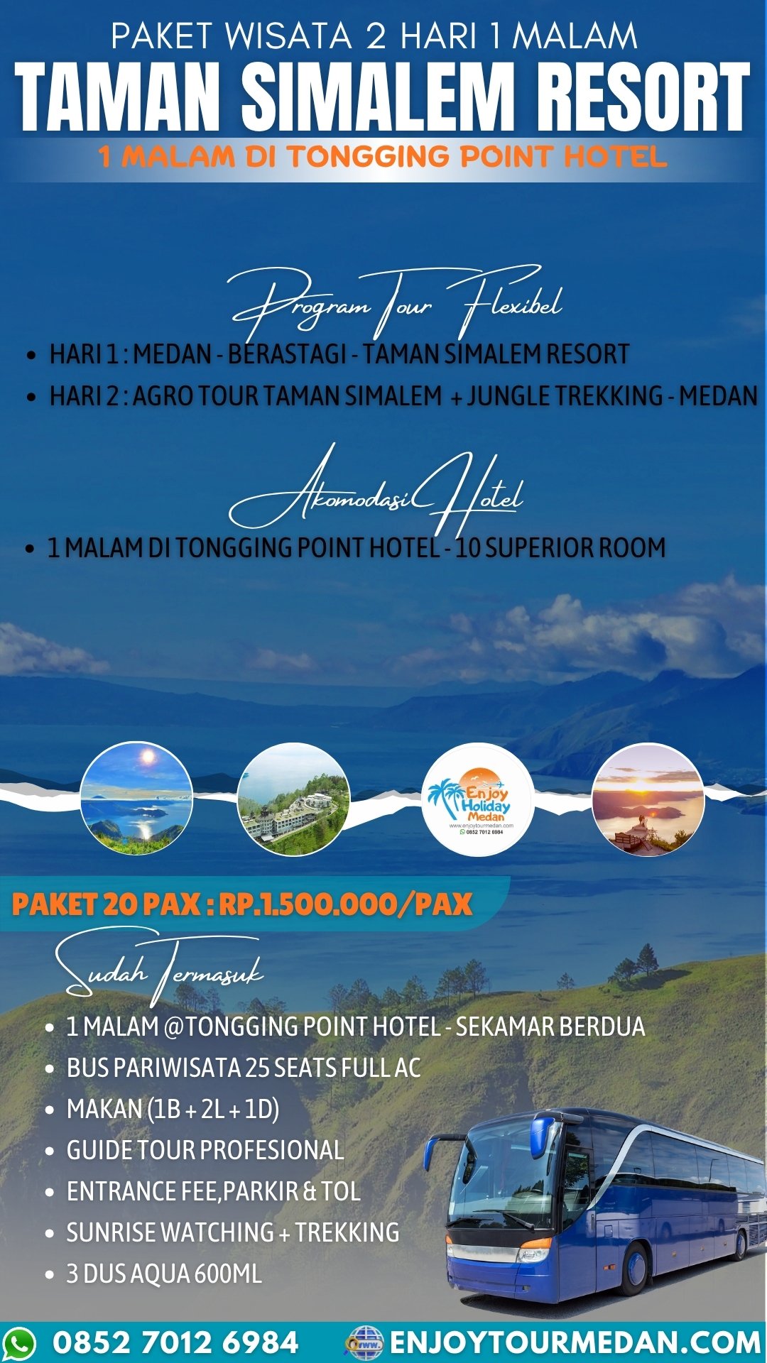 Open Trip Taman Simalem Resort