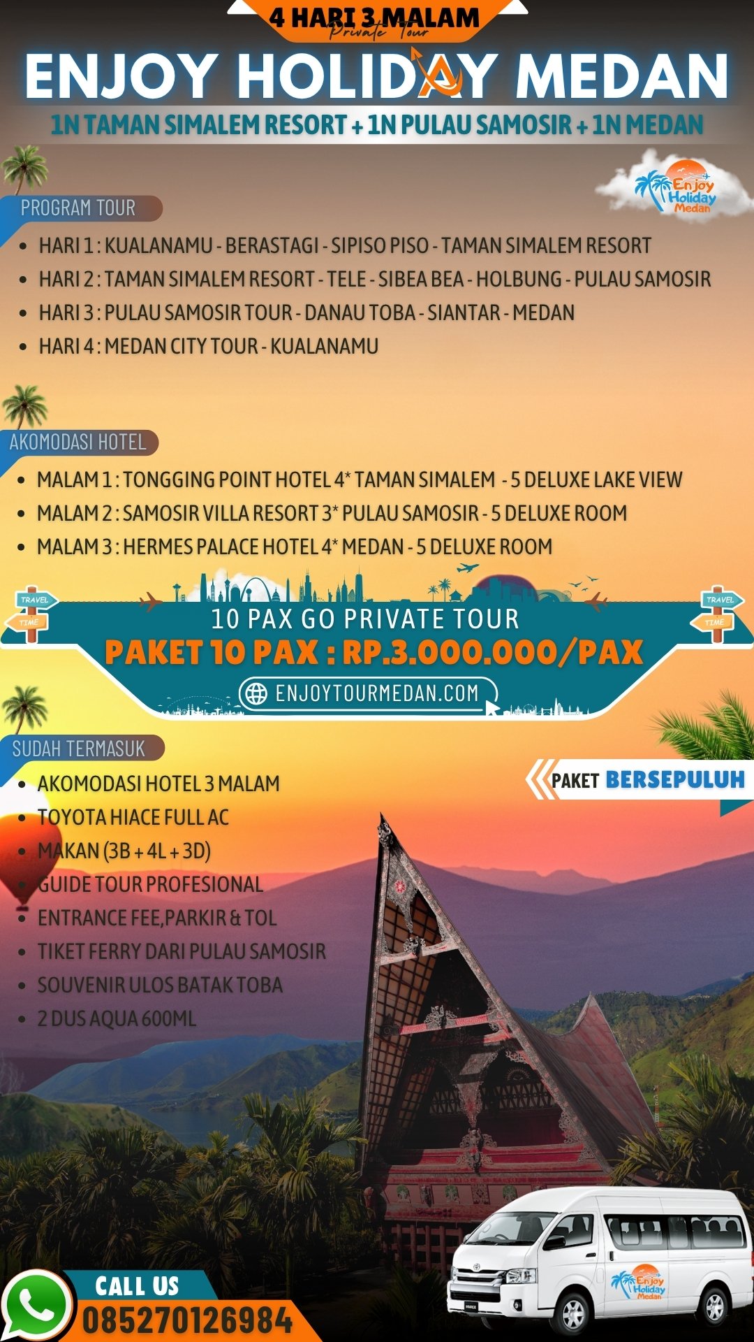 Pakej Percutian Medan