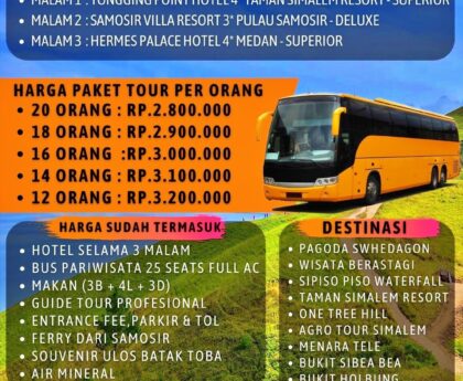 Paket Tour Danau Toba 4 Hari 3 Malam