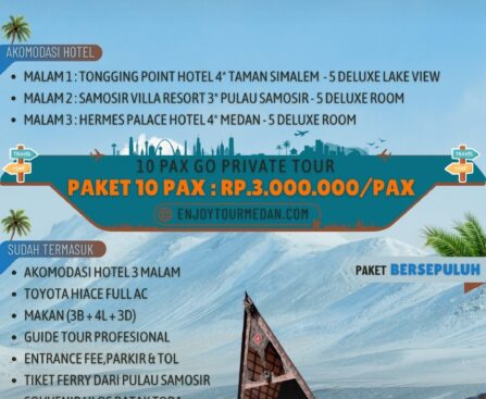 Paket Tour Danau Toba 4 Hari 3 Malam