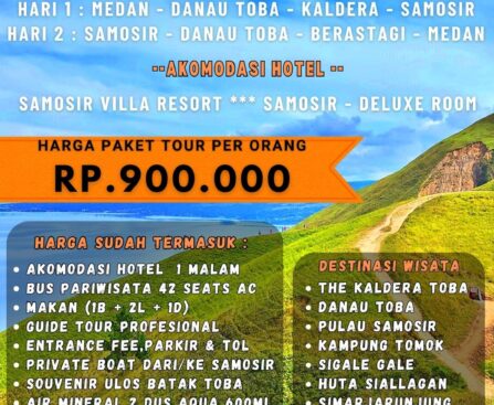Paket Tour Medan 2 Hari 1 Malam