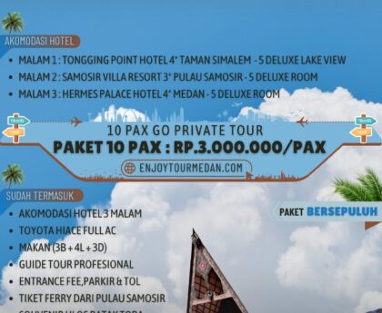 Paket Tour Medan Berastagi Parapat