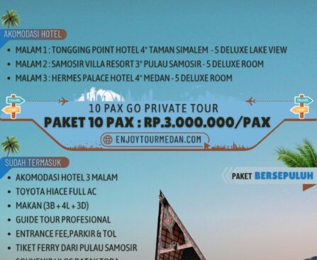 Paket Wisata Danau Toba 4 Hari 3 Malam