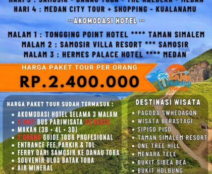 Paket Wisata Medan 4 Hari 3 Malam