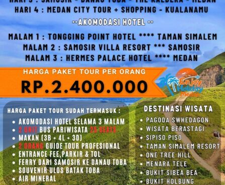 Paket Wisata Taman Simalem Resort 4 Hari 3 Malam