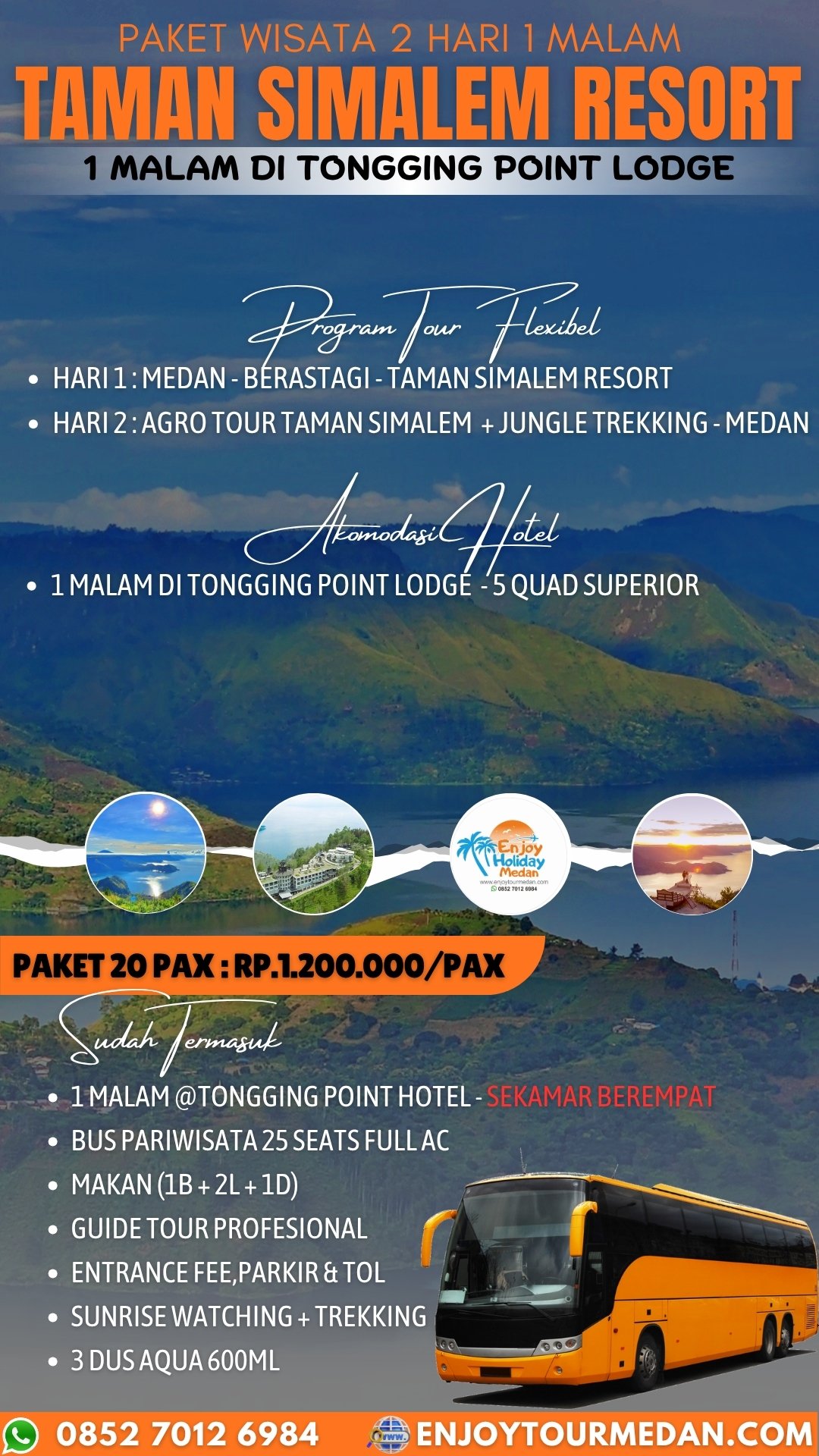 Tongging Point Lodge Taman Simalem Resort